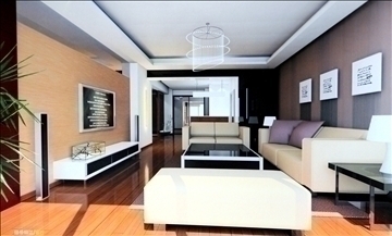 living room501 3d model max 93938