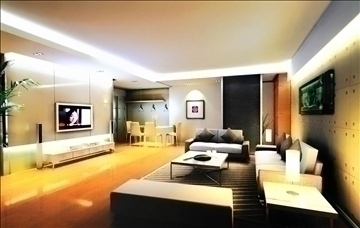 living room505 3d model max 93946