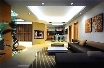 living room509 3d model max 93954