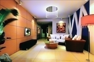 living room514 3d model 3ds max 95000