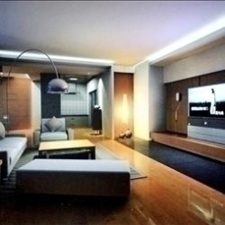 living room516 3d model 3ds max 95004
