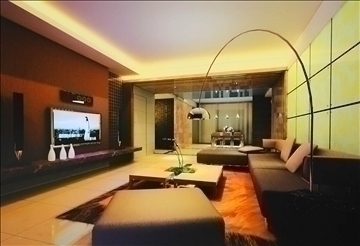 living room517 3d model 3ds max 95006