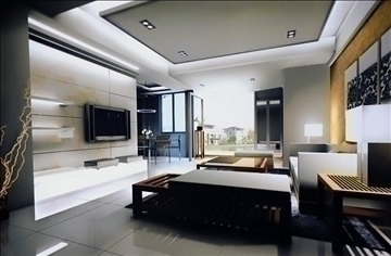 living room530 3d model 3ds max 95032