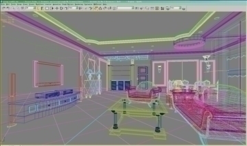 living room531 3d model 3ds max 95035