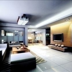 living room538 3d model 3ds max 95047