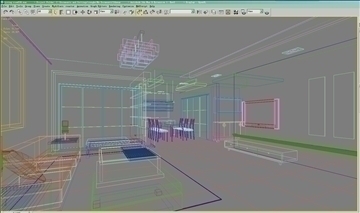 living room538 3d model 3ds max 95048