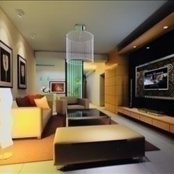 living room542 3d model 3ds max 95055