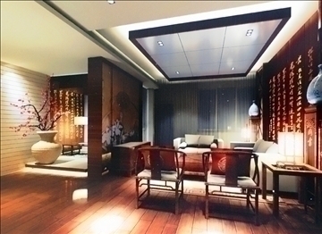 living room546 3d model 3ds max 95063