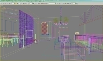 living room547 3d model 3ds max 95066