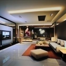living room552 3d model 3ds max 95072