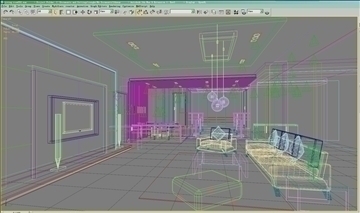 living room552 3d model 3ds max 95073