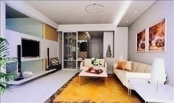 living room553 3d model 3ds max 95074