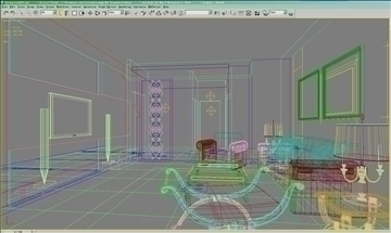 living room553 3d model 3ds max 95075