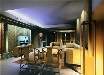 living room556 3d model 3ds max 95080