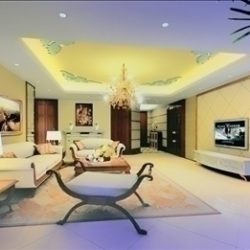 living room557 3d model 3ds max 95082