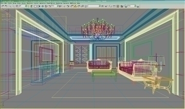 living room558 3d model 3ds max 95084