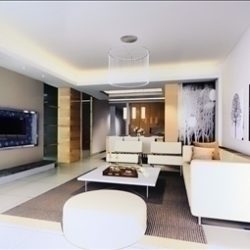 living room559 3d model 3ds max 95085