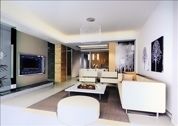 living room559 3d model 3ds max 95085