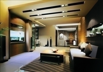 living room561 3d model 3ds max 95088