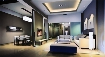 living room562 3d model 3ds max 95090