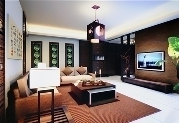 living room564 3d model 3ds max 95094