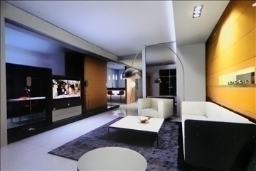 living room571 3d model 3ds max 95106