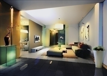 living room579 3d model 3ds max 95122