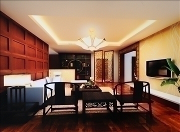 living room599 3d model 3ds max 95161