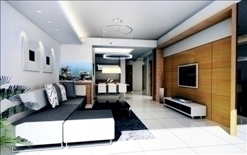living room615 3d model 3ds max 95192