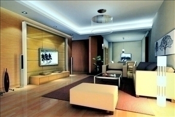 living room616 3d model 3ds max 95194