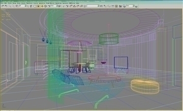 living room617 3d model 3ds max 95197