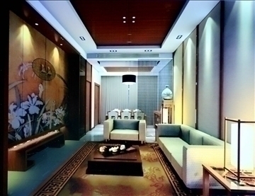 living room620 3d model 3ds max 95202