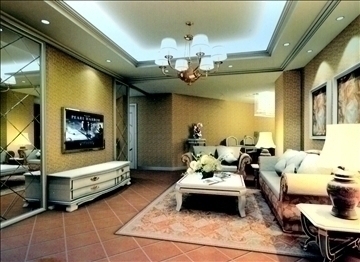 living room622 3d model 3ds max 95206