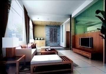 living room628 3d model 3ds max 95218