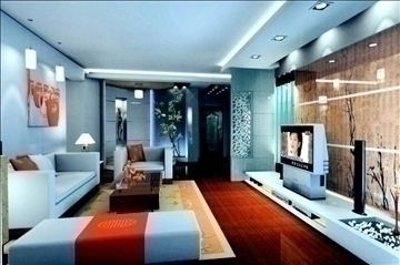 living room635 3d model 3ds max 95231