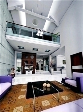 living room641 3d model 3ds max 95246
