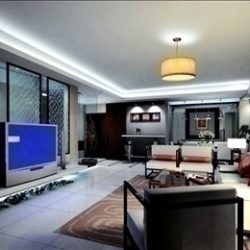 living room644 3d model 3ds max 95252