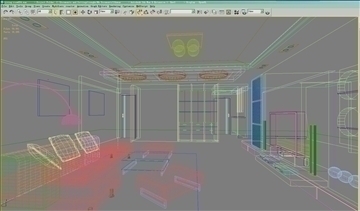 living room654 3d model 3ds max 95308