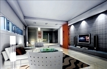 living room659 3d model 3ds max 95317