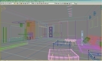 living room661 3d model 3ds max 95322