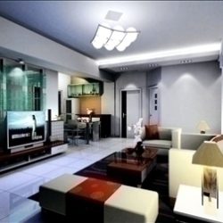 living room662 3d model 3ds max 95323