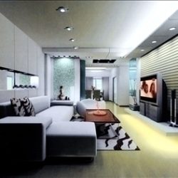 living room667 3d model 3ds max 95333
