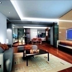 living room668 3d model 3ds max 95335