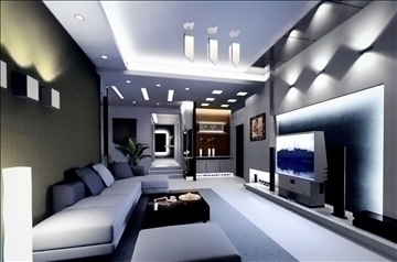 living room670 3d model 3ds max 95339