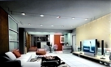 living room683 3d model 3ds max 95365