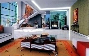 living room687 3d model 3ds max 95373