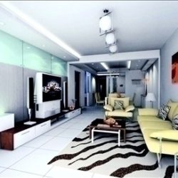 living room691 3d model 3ds max 95381