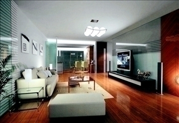 living room723 3d model 3ds max 95455