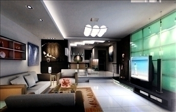living room726 3d model 3ds max 95461