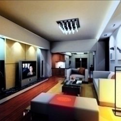 living room732 3d model 3ds max 95493